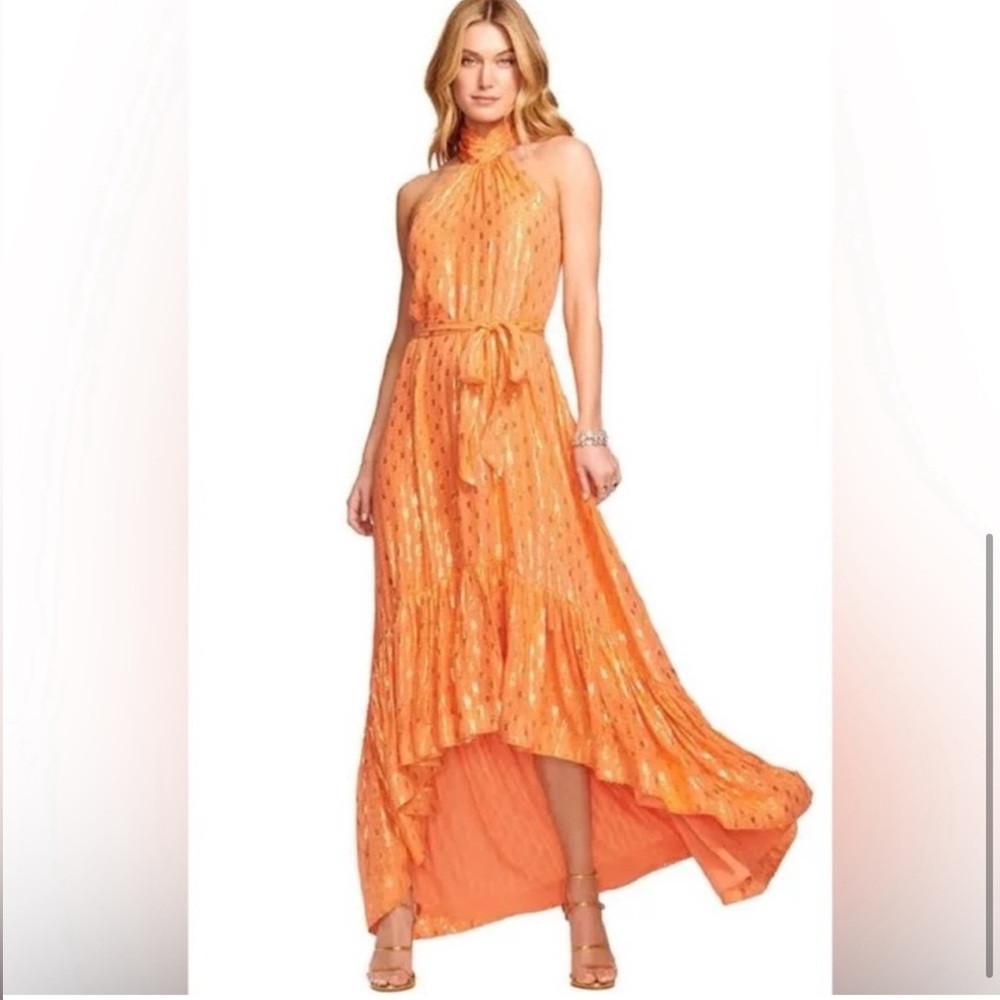 Ramy Brook Kenza Gown $695 Scintillating Hi Low Formal Flowy brand new w tags 00